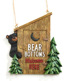 Bear Bottoms Welcome Here Sign