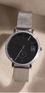MIA Watches - Stainless Steel Stones Watch