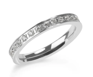 MIA - Stainless Thin Eternity Ring
