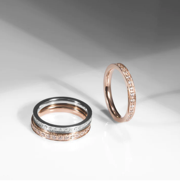 MIA - Stainless Thin Eternity Ring