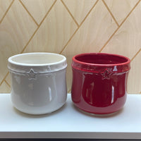 Ceramic Pot with Single Star Trim