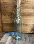 Tall Glass Vase with Handle