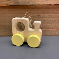 Wooden Train and Car
