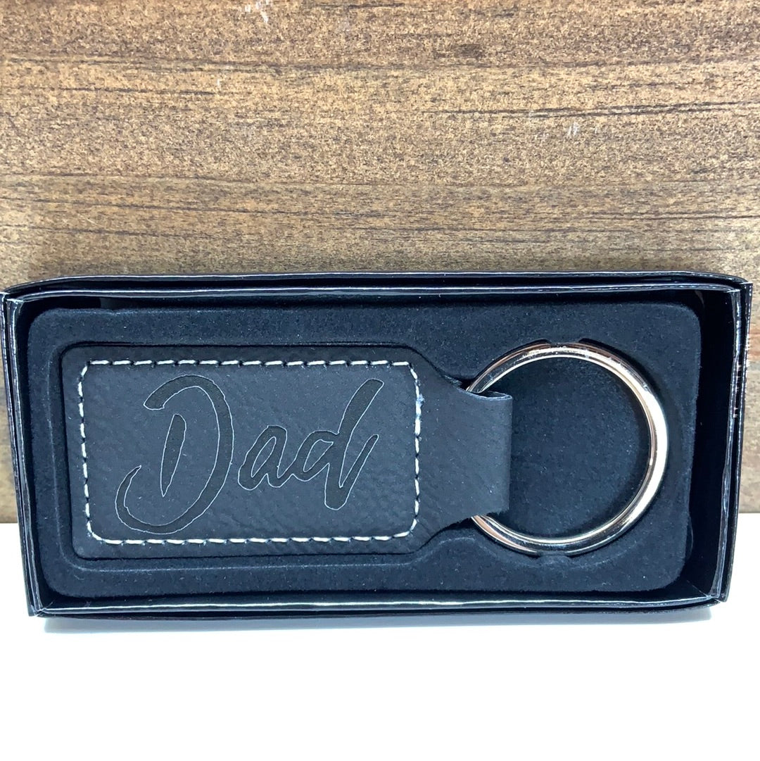 Leather Keychain-Customizable