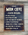 Man Cave Tin Sign