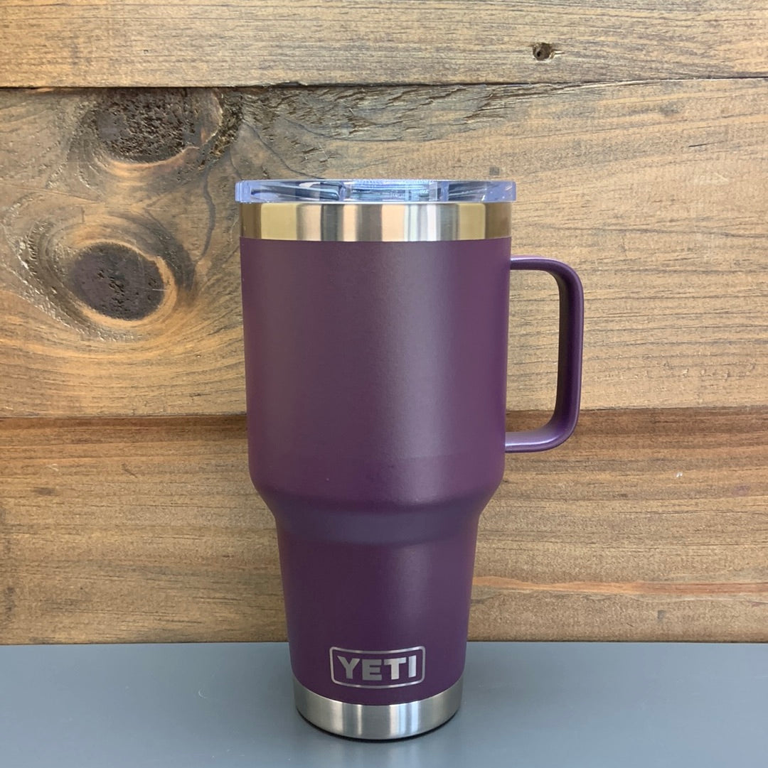 YETI Rambler 30 oz Travel Mug with Stronghold Lid, Nordic Blue