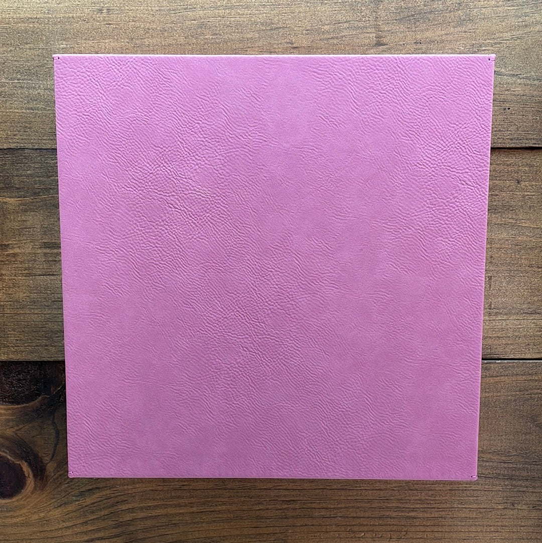 Customizable Leather 10X10 Signs