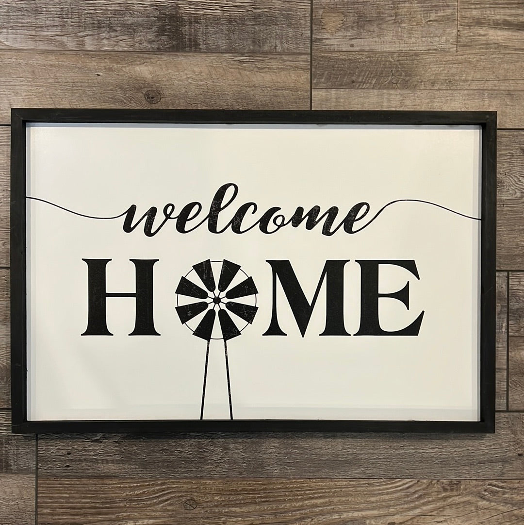 Welcome Home 16&quot;x24&quot; Framed Signs
