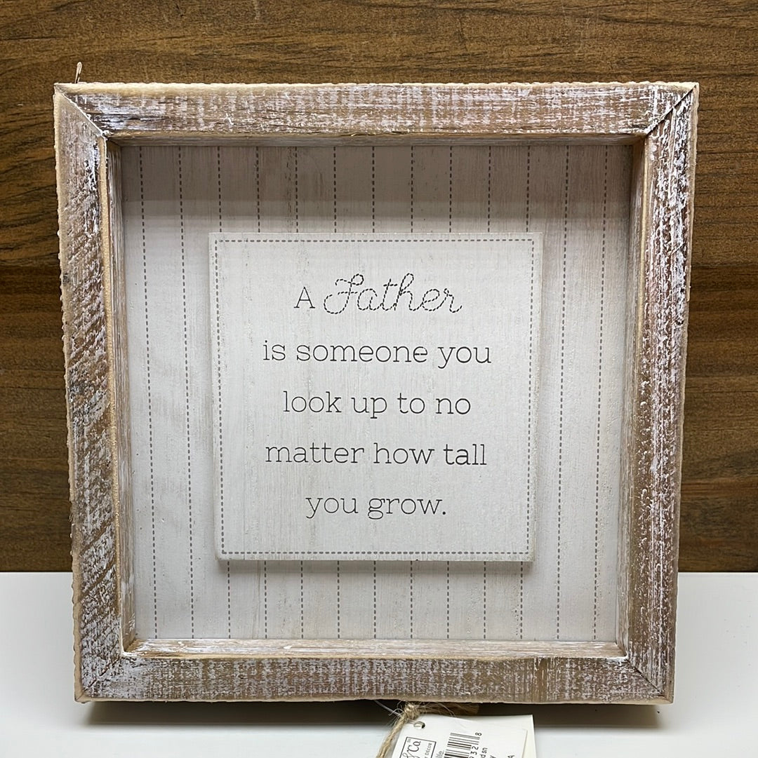 Father Sign- Double Sided