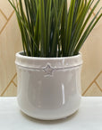 Ceramic Pot with Single Star Trim