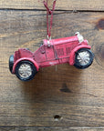 Resin Red Vehicle Ornaments